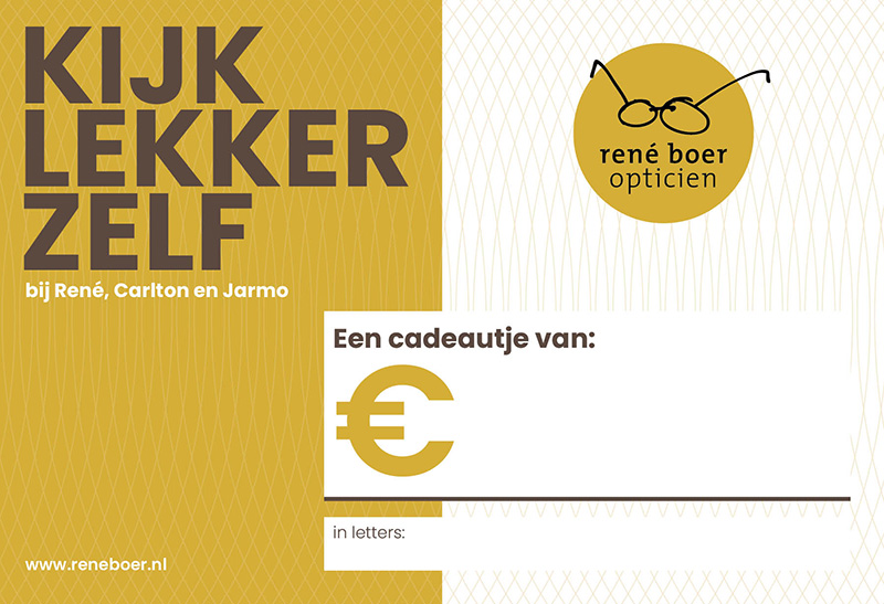 Cadeaubon in de winkel